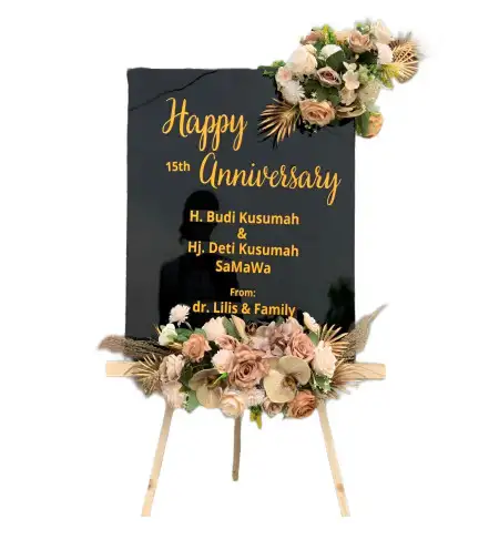 Papan Bunga Akrilik tulangbawang